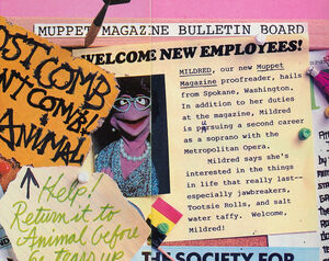 Mildred muppet magazine