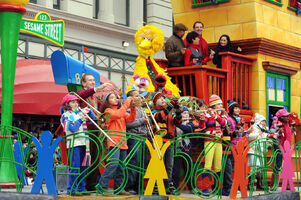 Sesame Street float, 2009