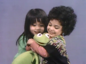Fanny, Shola, and Kermit in 1973...