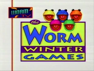 WORM-TV hosting the Worm Winter Games.