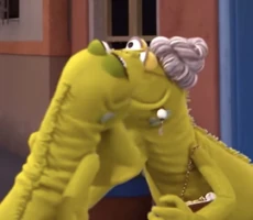 Iguana & her abuela"Iguana the Musical"