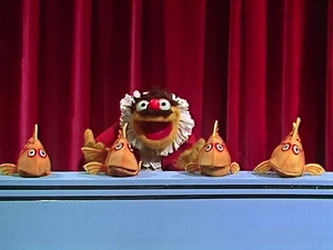 Lew Zealand, with some of his fish.