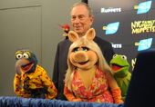 Michael Bloomberg announcing the Muppets as the official NYC Family Ambassadors of 2012.