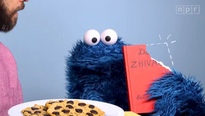 Cookie Monster Dr. Zhivago