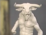 A maquette of the Minotaur