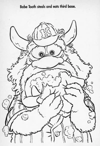 Big Mean Carl as Babe Ruth