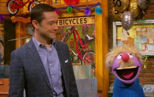 Harvey in Sesame Street's 50th Anniversary Celebration