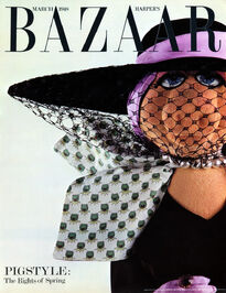 March Harper's Bazaar: Conversations with a Legend: Miss Piggy