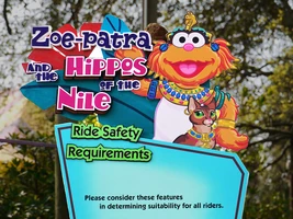 "Zoe-patra and the Hippos of the Nile" ride at Busch Gardens Africa