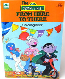 The From-Here-to-There Coloring Book Tom Cooke 1980 (reprint)