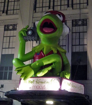 Balloon on Macy's storefront for  plush promotion in 2002.