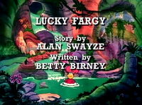 "Lucky Fargy" title card