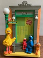 123 Sesame Street stoop 2003