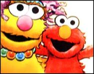 Her appearance in Smile for Elmo is indicative of the style that would be adopted for her permanent look.
