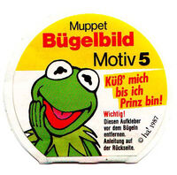 Kermit "HKüß' mich bis ich Prinz bin!" ("Kiss me until I'm a prince!")
