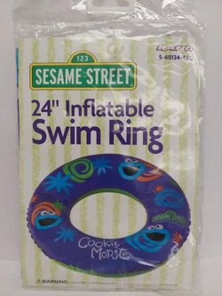 Petit Ballon De Plage Vintage Sesame Street – 25 Cm – Années 80/90