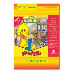 Sesame Street Numbers Windows PC CD-ROM w/ User's Guide EA Brand New