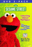 DVD2010 Warner Home Video 3 disc set with Learning About Numbers and The Alphabet Jungle Game