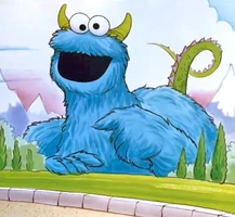 Cookie Monster in Big Bird's Amazing Dream