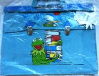 Kermit book bag (blue)