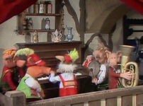 A chorus of German pigs singing "Swanee"