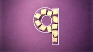 11 chunks of cheese take the shape of the letter Q.