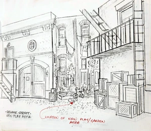 Concept art of the new garden