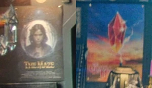 "Teen"'s posters referencing The Dark Crystal and Labyrinth on Agatha All Along.