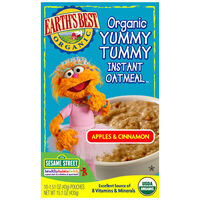 Apples & Cinnamon Organic Yummy Tummy Instant Oatmeal