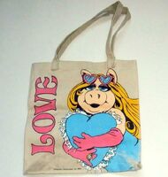 Miss Piggy "Love" tote bag