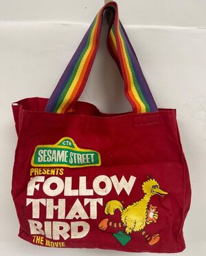 Follow That Bird promo tote bag