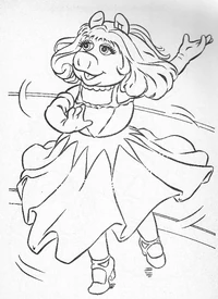 Miss Piggy as Ginger Rogers