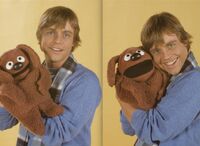 Mark Hamill with the Rowlf puppet