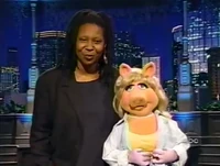Miss Piggy and Whoopi Goldberg on Comic Relief's American Comedy Festival, May 4, 1996