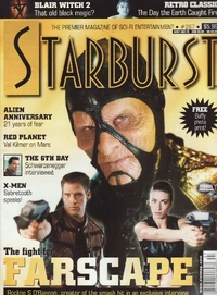Starburst 267.jpg (485 KB) Issue 267 - Interview with Rockne S. O'Bannon about Farscape.
