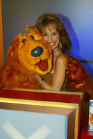 Lucci with Bear on Hollywood Squares.
