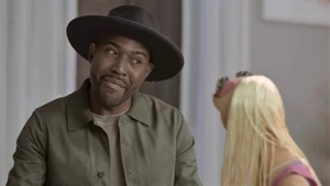 Karamo with Janice on The Muppets Mayhem