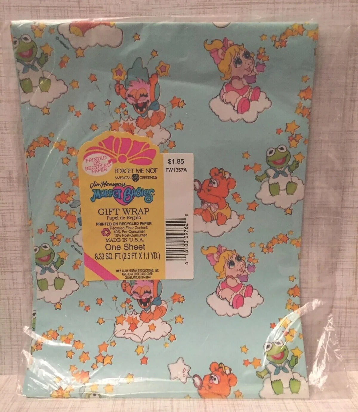 Muppet Babies wrapping paper (American Greetings) Muppet Wiki Fandom