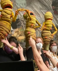 BTTR108-CactiBTS.jpg (169 KB) Performers (including Ingrid Hansen and Kristi Ann Holt) with the Singing Cactus