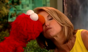 Katie Couric & ElmoKatie, July 28, 2014