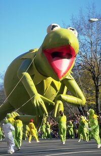 Kermit balloon, 1986