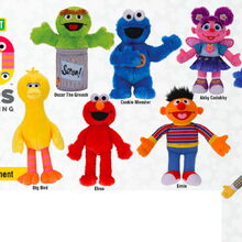 sesame street plush set