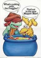 Boober Fraggle and Waggleby wall poster