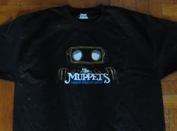 Legacy Effects T-shirt with '80s Robot on it.