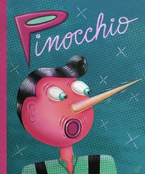 Pinocchio book cover by Mike Pantuso