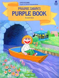 Prairiedawnspurplebook.jpg (418 KB) Prairie Dawn's Purple Book (1986) with Ellen Appleby, Tom Brannon, and Maggie Swanson