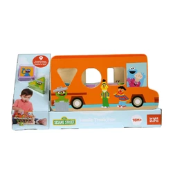 Bright Starts wooden Foodie Truck shape sorter