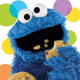 Cookie mosnter napkins