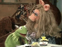 Kermit sneezes a flower away in The Muppet Show episode 302