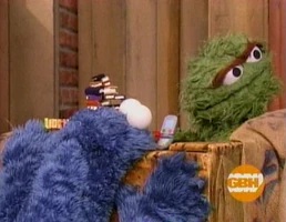 Cookie Monster & SlimeySesame Street Episode 4090